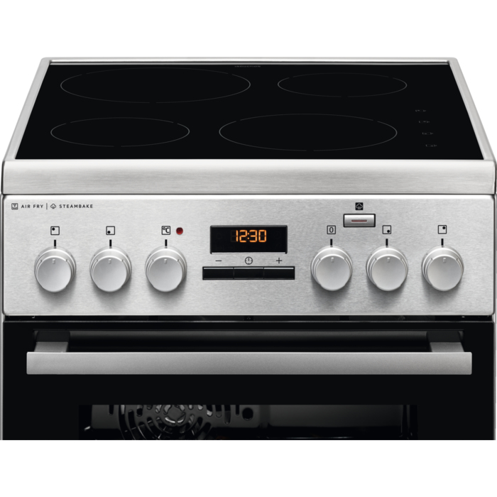 Electrolux EKI54970OX Freestanding cooker Electric Zone induction hob Black, Stainless steel – image 2