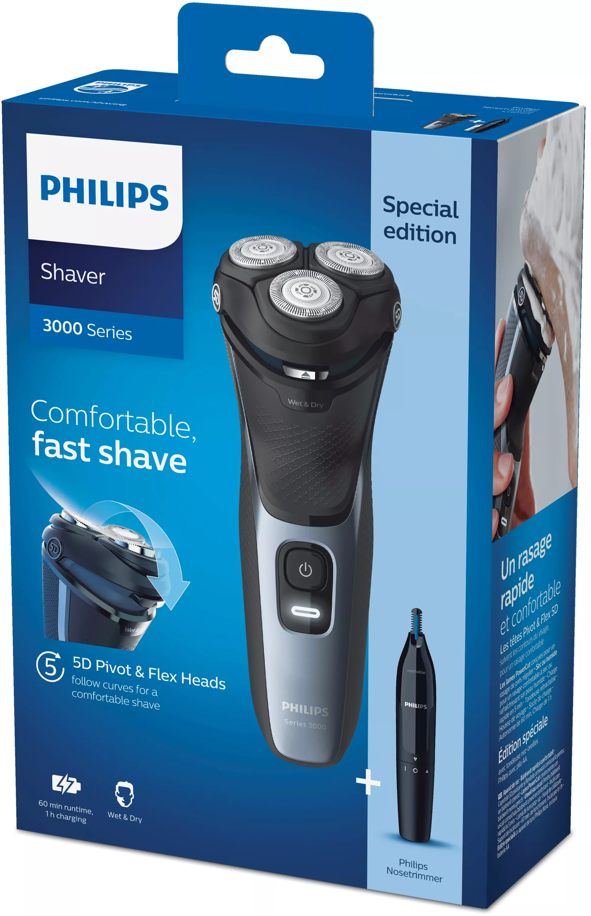 Philips SHAVER Series 3000 S3133/57 Wet or Dry electric shaver, Series 3000 – image 2
