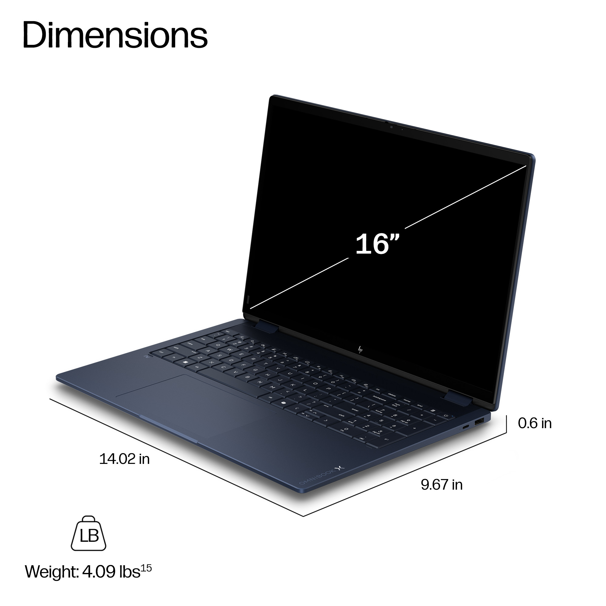 HP DP2K6EA laptop Copilot+ PC AMD Ryzen™ AI 7 445 – image 7
