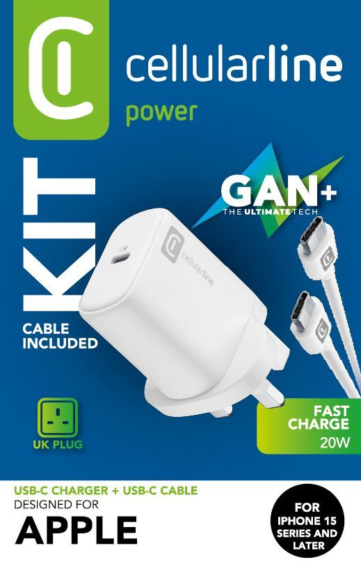 Cellularline Wall Charger Kit for iPhone – image 2