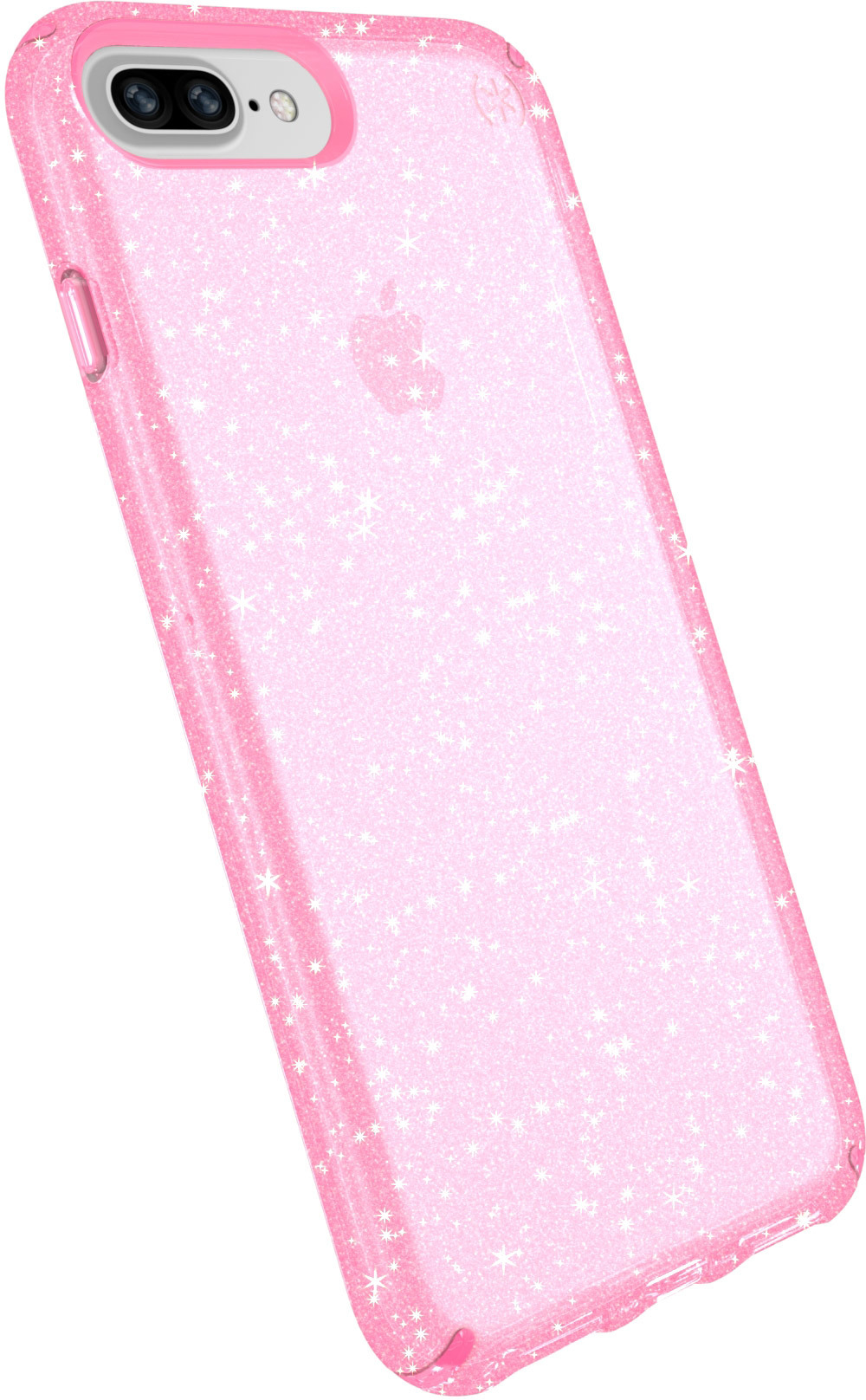 Speck Clear + Glitter Apple iPhone 6 Plus/6S Plus/7 Plus/8 Plus Bella Pink Gold Glitter – image 1