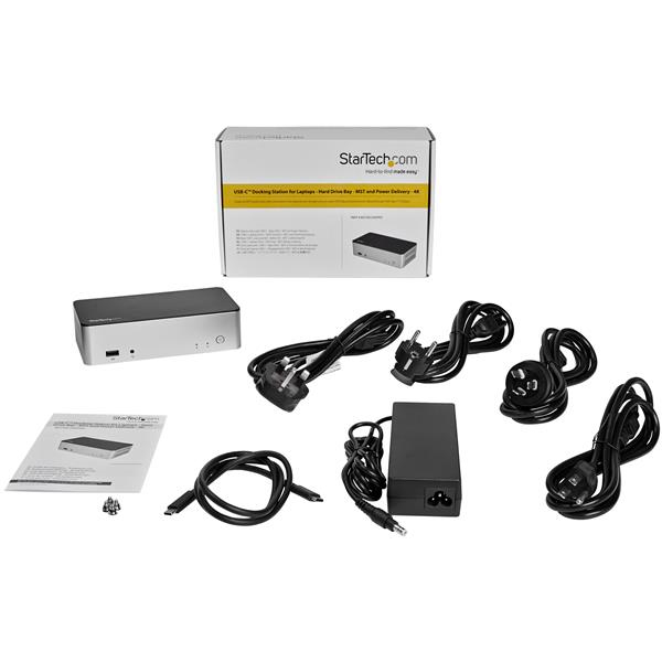 StarTech.com Dual-Monitor USB-C Dock for Windows - 2.5” SATA SSD/HDD Bay – image 8