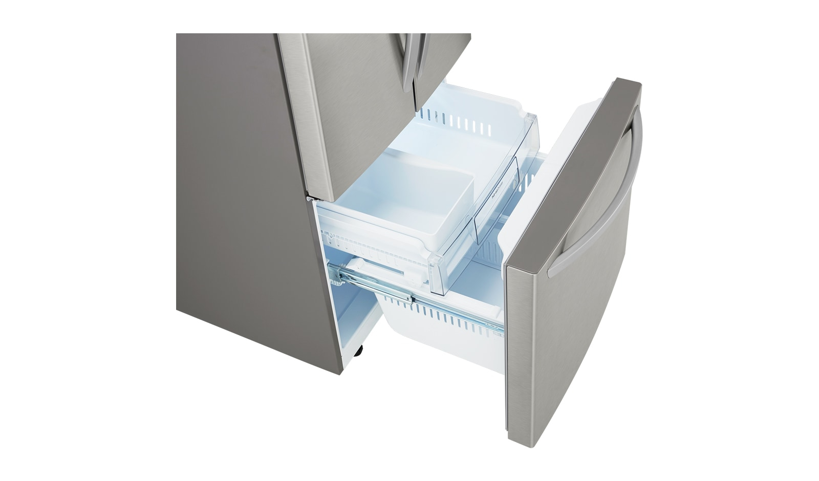 LG GF22WGS side-by-side refrigerator Freestanding – image 5