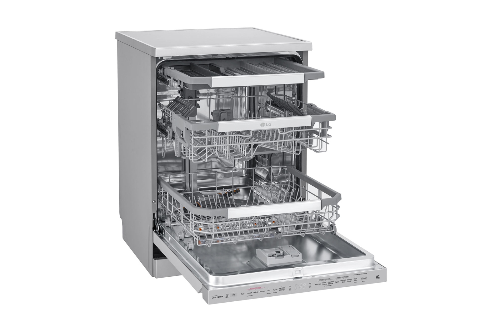 LG DF415HSS dishwasher Semi built-in 14 place settings – image 9