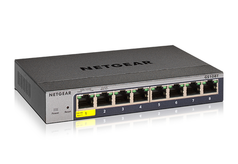 NETGEAR 8-Port Gigabit Ethernet Smart Switch (GS108T) – image 1
