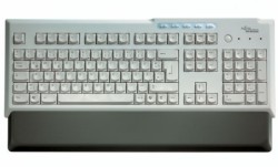 Fujitsu keyboard professional PS2 - USB globaldesign bright light grey / bla