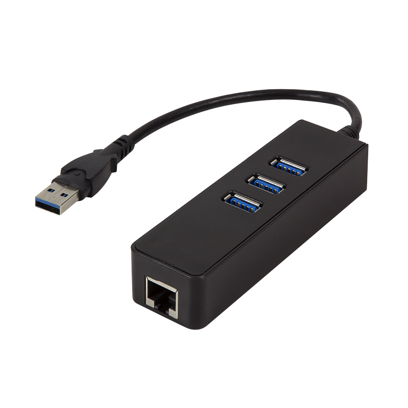 LogiLink UA0173A laptop dock/port replicator USB 3.2 Gen 1 (3.1 Gen 1) Type-A Black – image 1