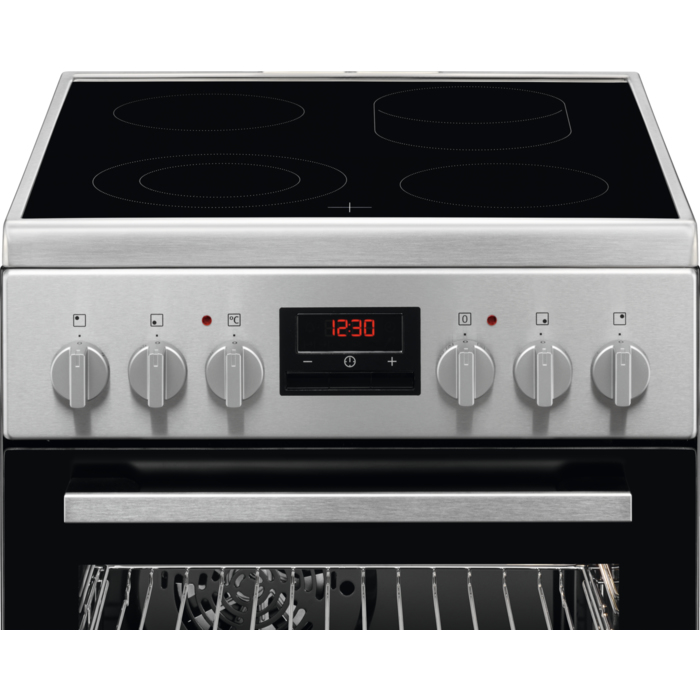 AEG CCB54481BM Freestanding cooker Electric Ceramic hob Black, Stainless steel – image 2