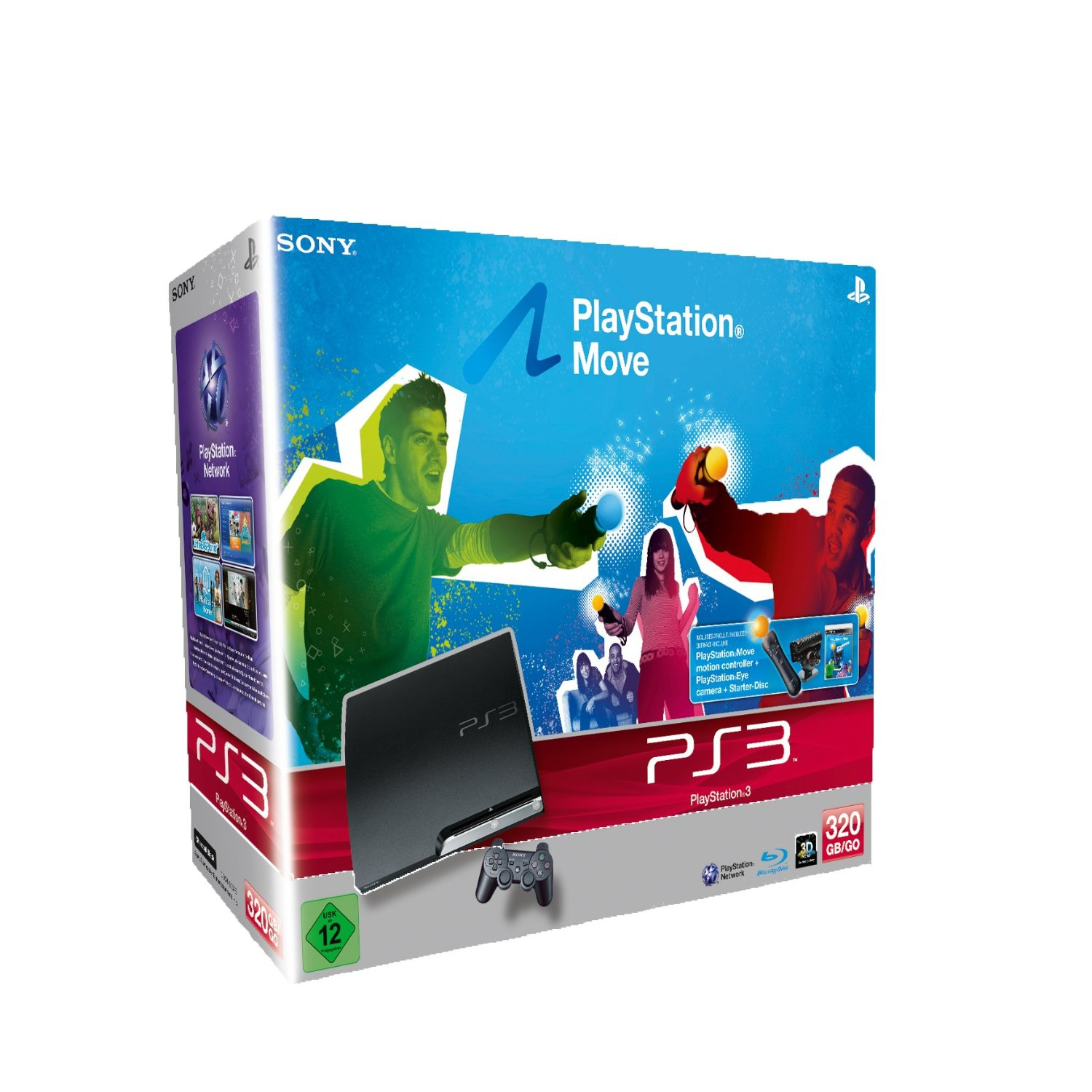 Sony Interactive Entertainment PlayStation 3 Slim 320GB + Move Starter Pack – image 2
