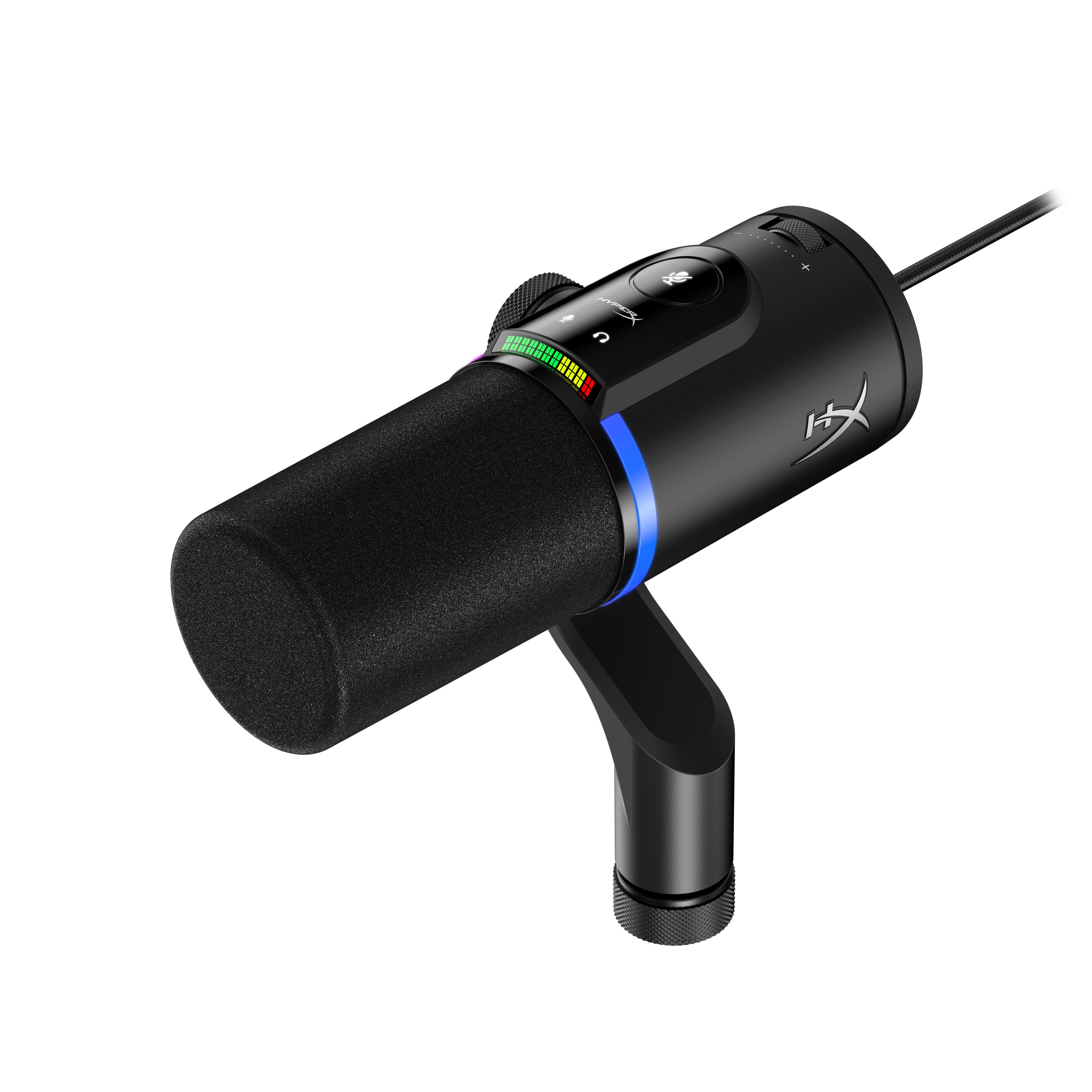 HyperX FlipCast - Microfono dinamico USB/XLR (Nero)