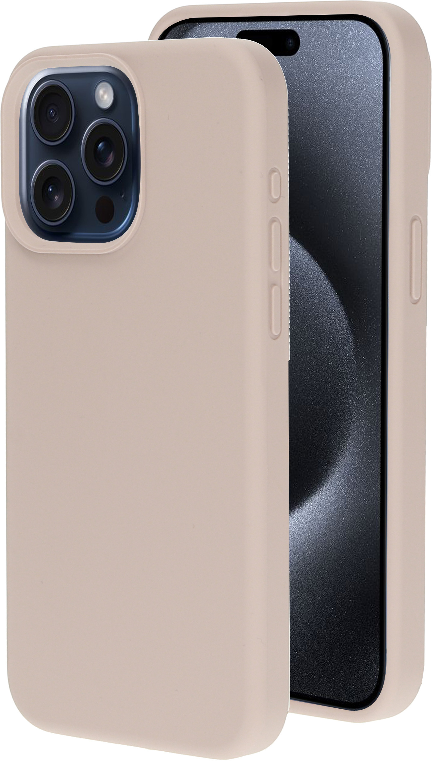 Mobiparts Silicone Cover Apple iPhone 15 Pro Max Soft Salmon