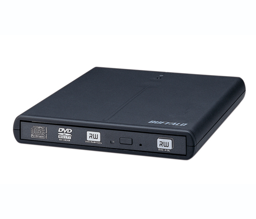 Buffalo MediaStation 8x Portable DVD Writer, Black – image 1