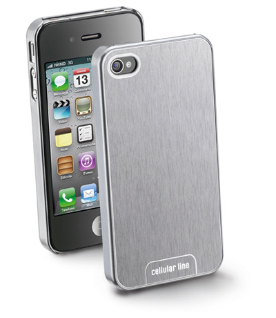 Cellularline Brushed mobile phone case Cover Silver