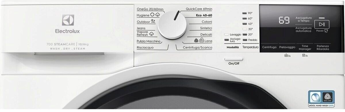 Electrolux EW7WU2106G washer dryer Freestanding Front-load White – image 6