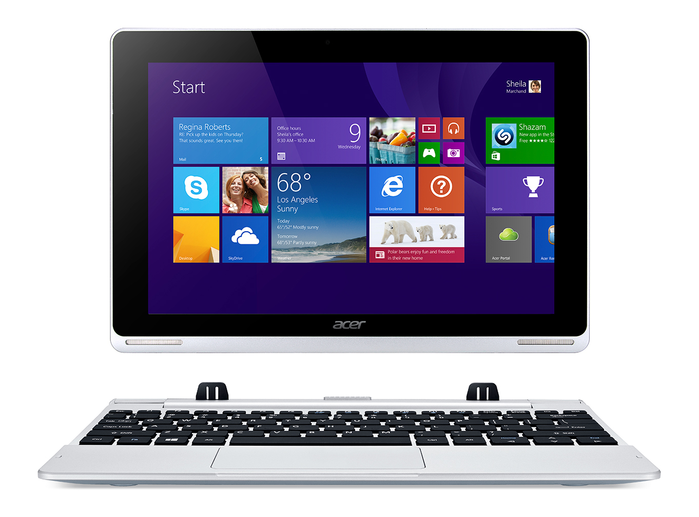 Acer Aspire Switch 10 SW5-012-12VH Intel Atom® Z3735F Hybrid (2-in-1) – image 1