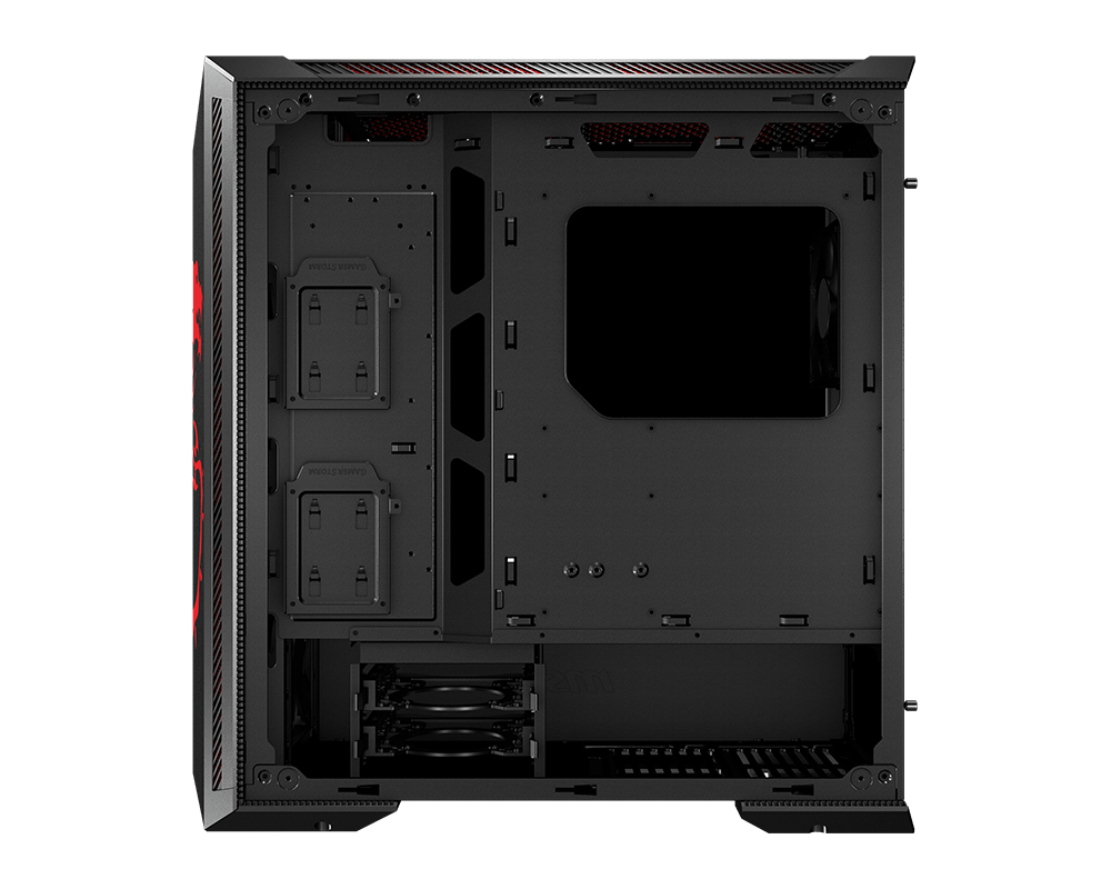 MSI MPG GUNGNIR 100D Mid Tower Gaming Computer Case 'Black Dragon Edition – image 8