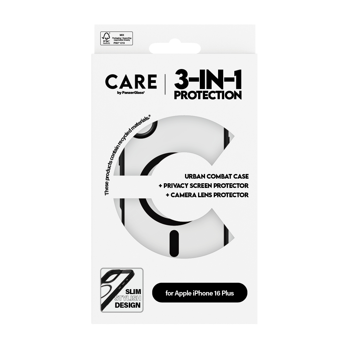 PanzerGlass® | CARE by PanzerGlass® Flagship 3-in-1 Privacy Bundle iPhone 16 Plus – image 3