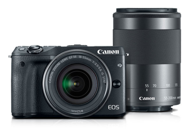 Canon M3 + EF-M 18-55mm IS STM + EF-M 55-200mm STM – image 1