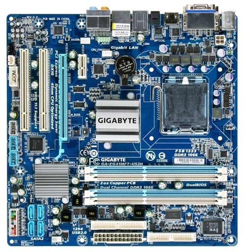 GIGABYTE GA-EG41MFT-US2H motherboard LGA 775 (Socket T) micro ATX – image 1