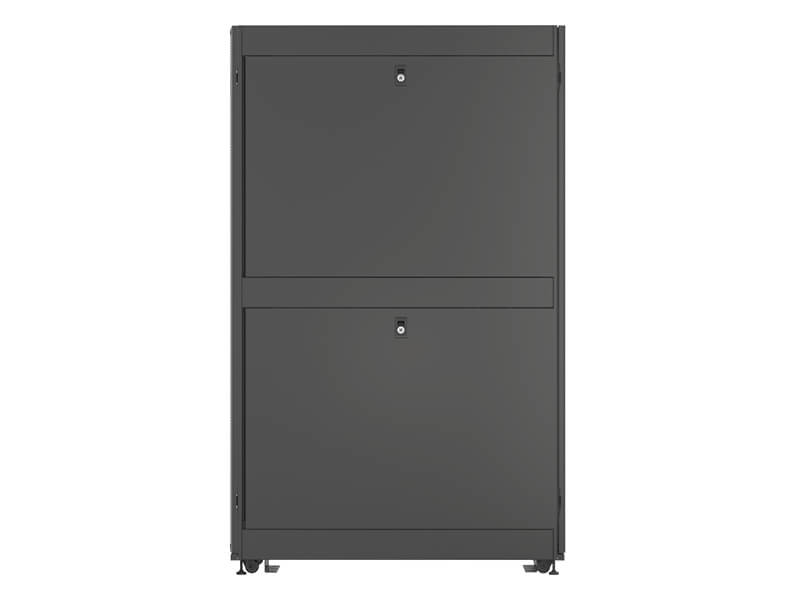 Vertiv VR3300TAA rack cabinet 42U Freestanding rack Black, Transparent – image 2