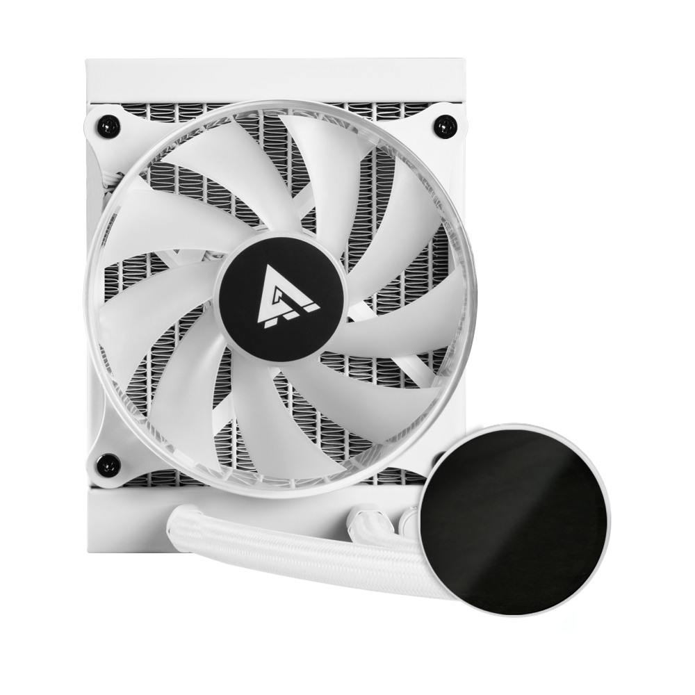 Enfriamiento Líquido Game Factor LQG501 - 1 Ventilador - 1500 RPM - RGB - Blanco - LQG501-WH
