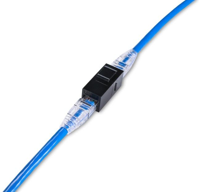 Resim Cat.6A Korumasız Keystone Inline Kuplör, 8 Adet Set