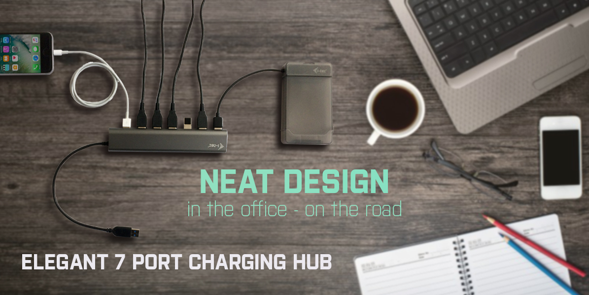 i-tec Metal Superspeed USB 3.0 7-Port Hub – image 9