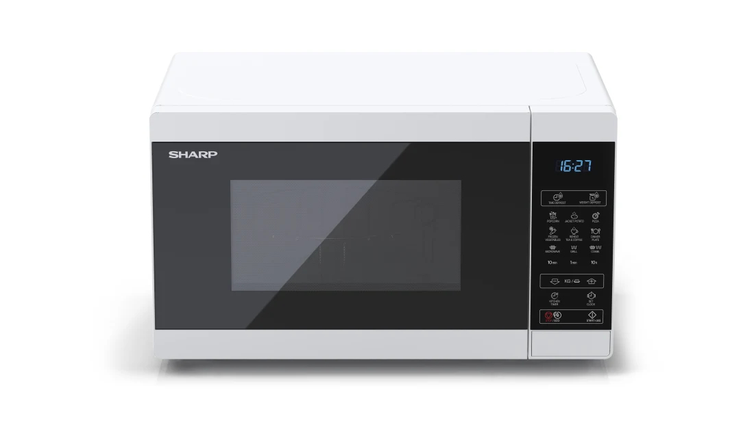 Sharp YC-MG02E-W microwave Blue, White Countertop – image 5