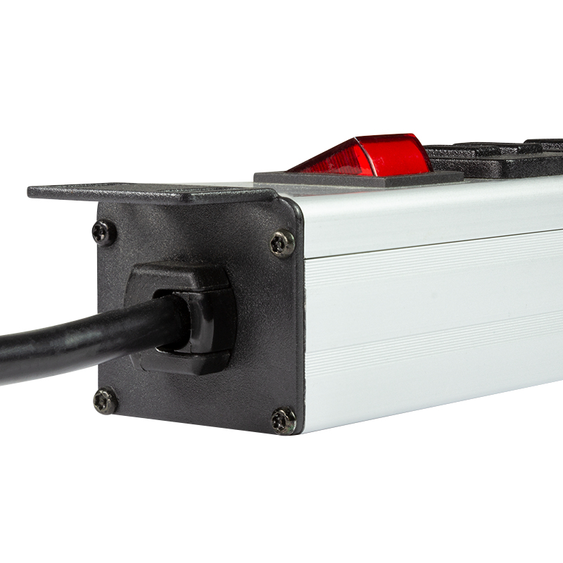 LogiLink PDU8U02 power distribution unit (PDU) 0 AC outlet(s) Black, Silver – image 3