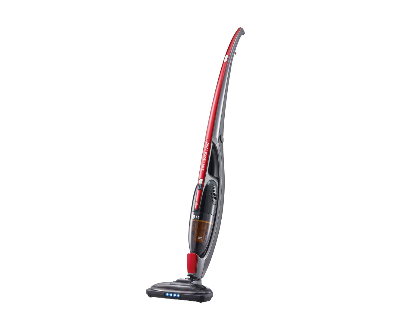 LG VHB511RDB stick vacuum/electric broom 2-in-1 stick vacuum Bagless Red – image 3