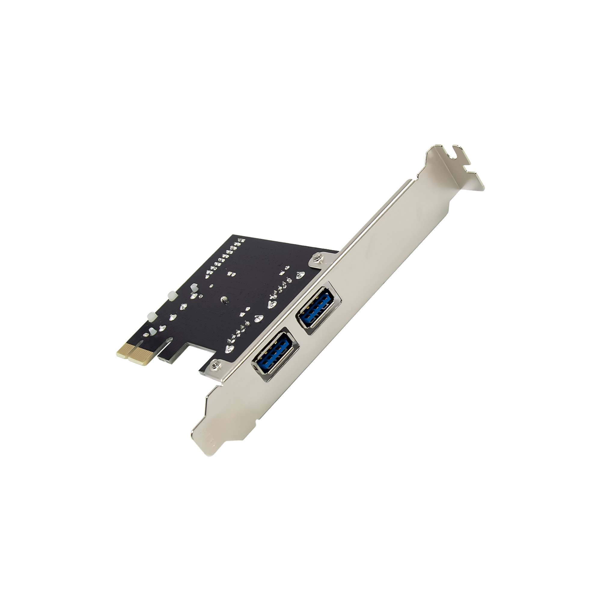 InLine 2+2ports USB 3.2 Gen.1 host controller, PCIe, w/SATA power + LP bracket – image 2