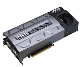 ASUS MARS/2DI/4GD3 graphics card GeForce GTX 285 – image 1