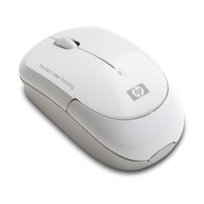 HP White Wireless Laser Mini Mouse – image 3
