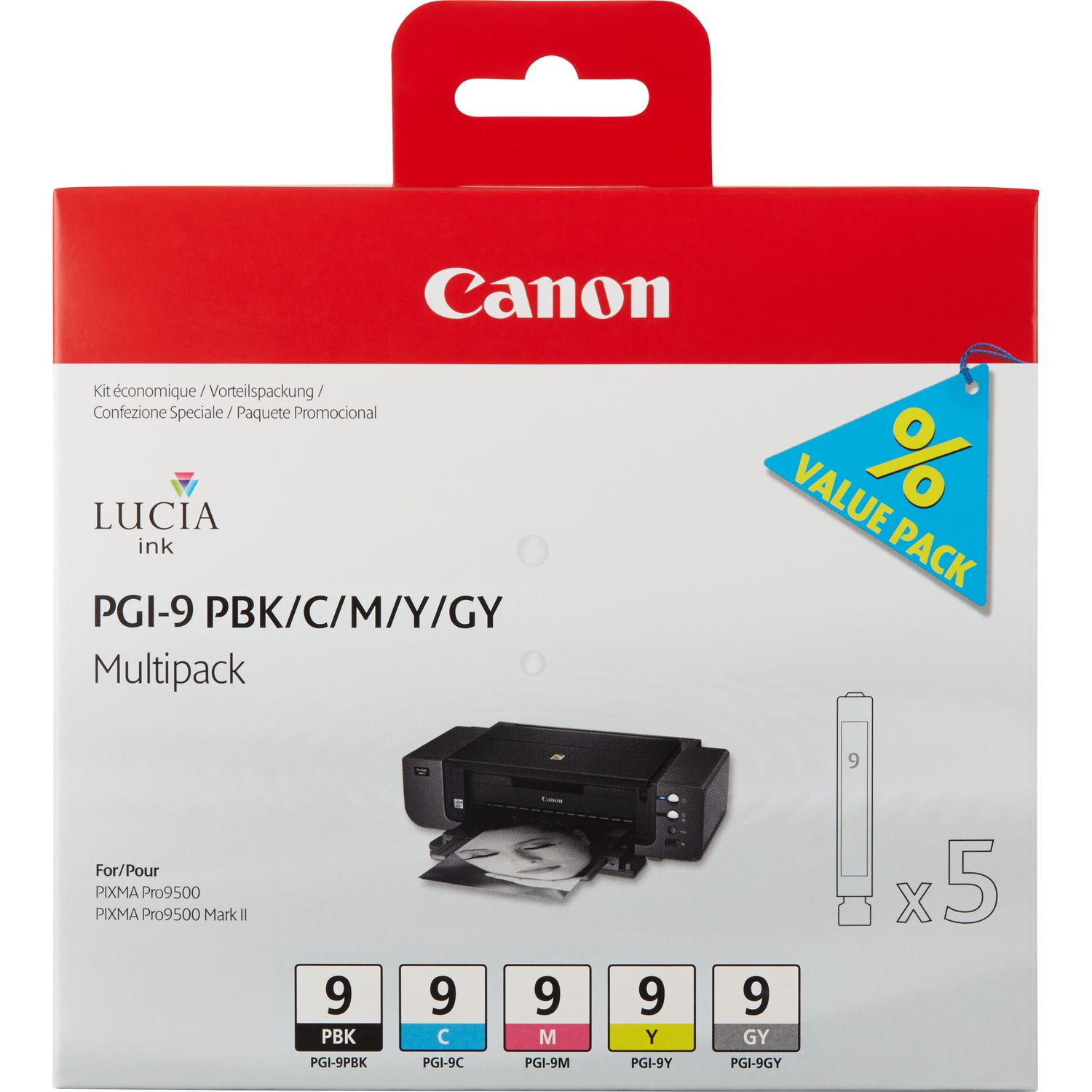 Canon PGI-9 PBK/C/M/Y/GY