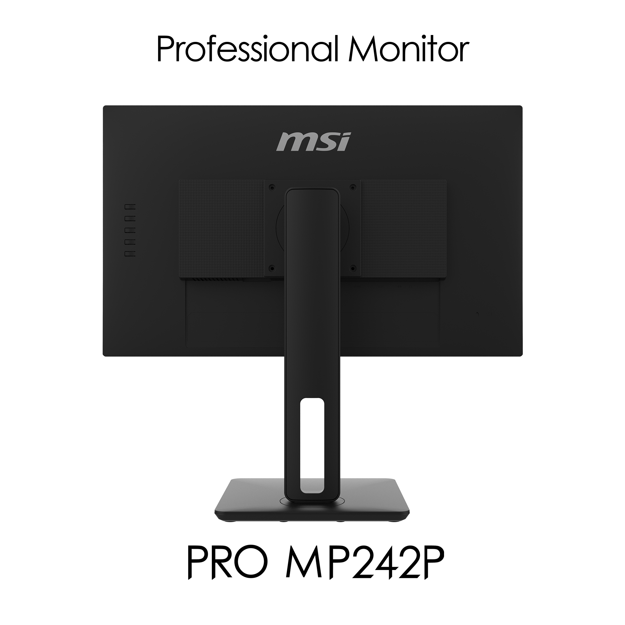 MSI Pro MP242P 23.8 Inch Monitor with Adjustable Stand, Full HD (1920 x 1080), 75Hz, IPS, 5ms, HDMI, VGA, Built-in Speakers, Anti-Glare, Anti-Flicker, Less Blue – image 7