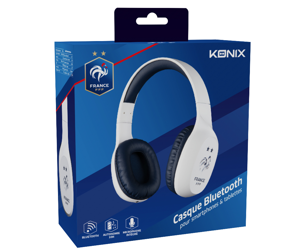 Konix 76791118865 headphones/headset Wired & Wireless Head-band Gaming Bluetooth White – image 6