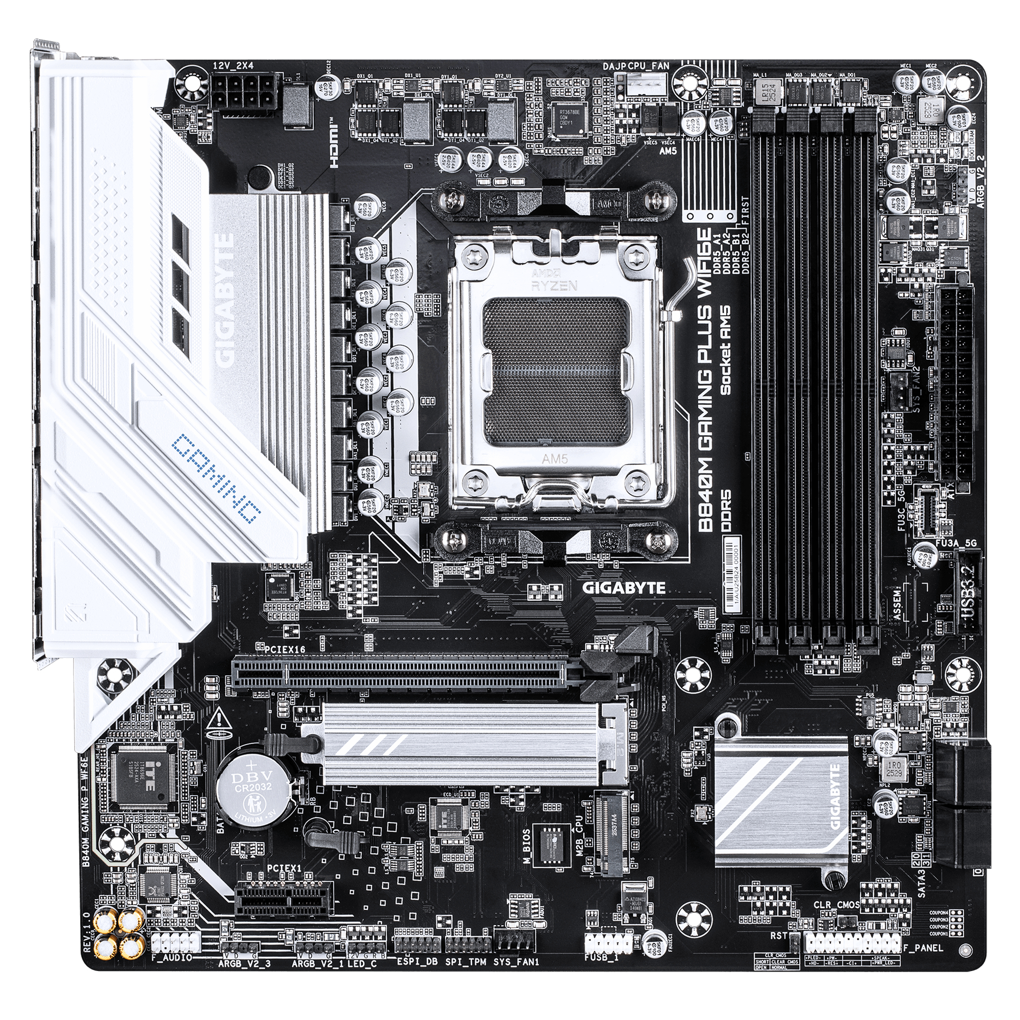 Gigabyte B840M Gaming Plus WiFi6E   (B840,AM5,mATX,DDR5) Mainboards AMD