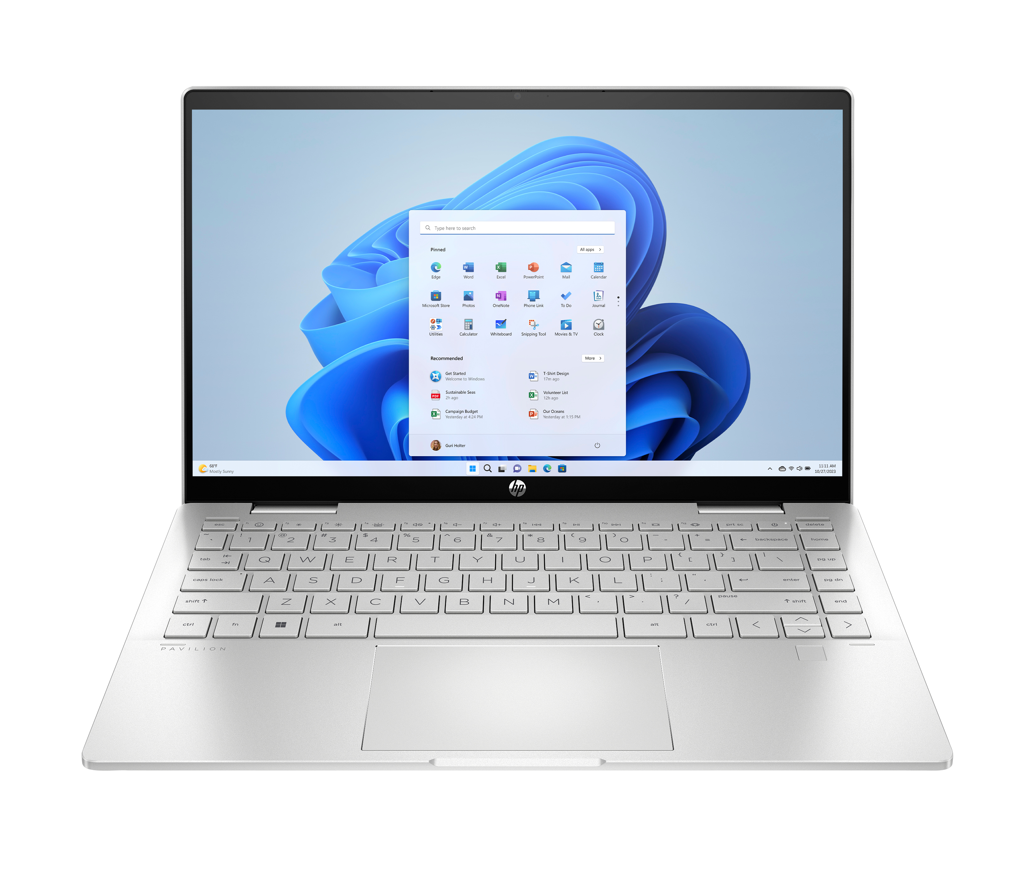 Convertible 2 en 1 - HP Pavilion x360 14-ek2002ns, 14" Full HD, Intel® Core™ 7 150U, 16GB RAM, 1TB SSD, Gráficos Intel®, W11 H, Plata - imagen 2