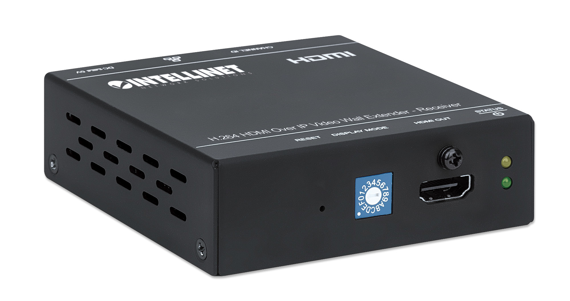 Intellinet H.264 HDMI Over IP Video Wall Extender - Receiver Distributes an H.264-compressed 1080p HDMI Signal up to 500 m (1,640 ft.) Over a Network; Video Wal – image 2