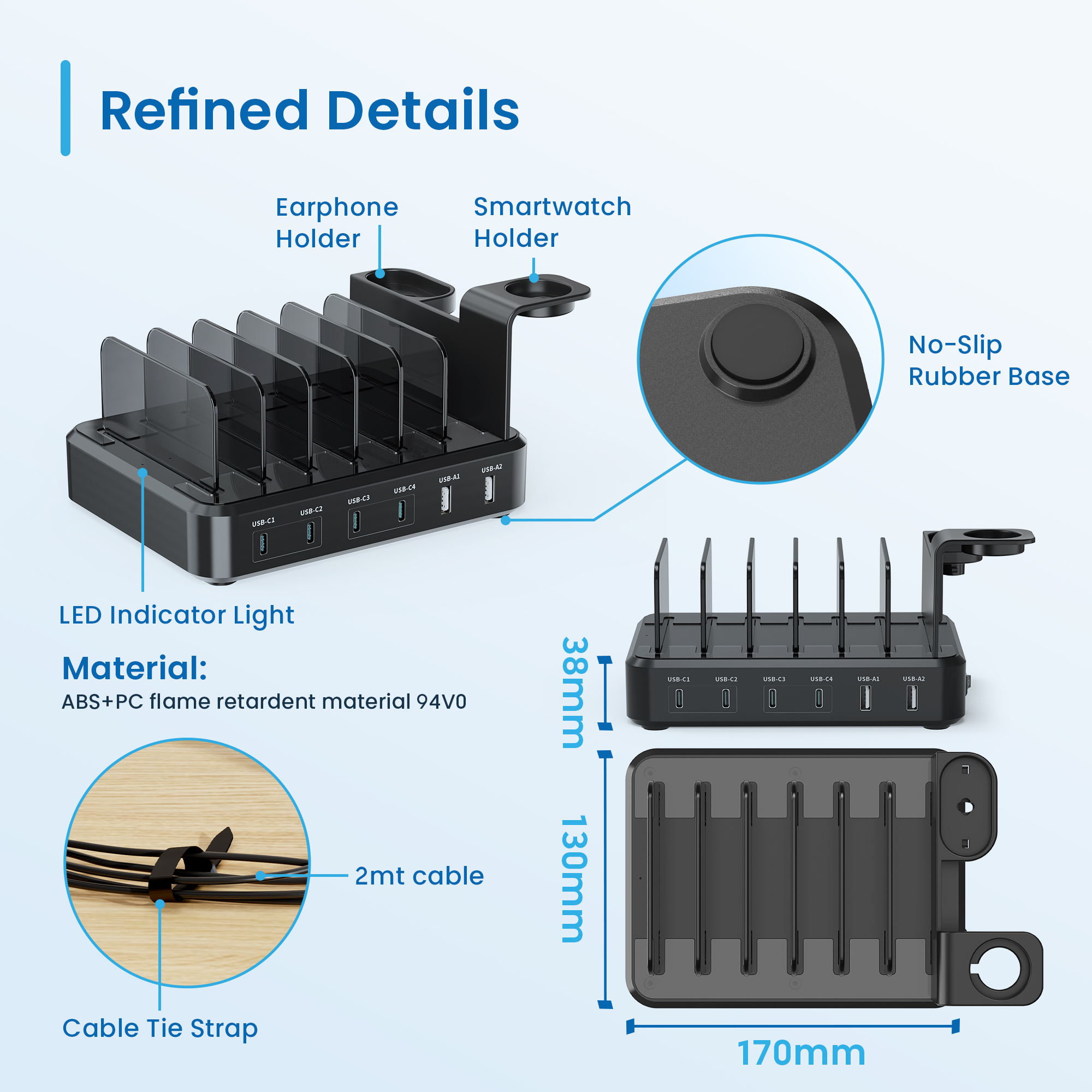 Ewent EW1335 mobile device charger Universal Black AC Fast charging Indoor – image 9