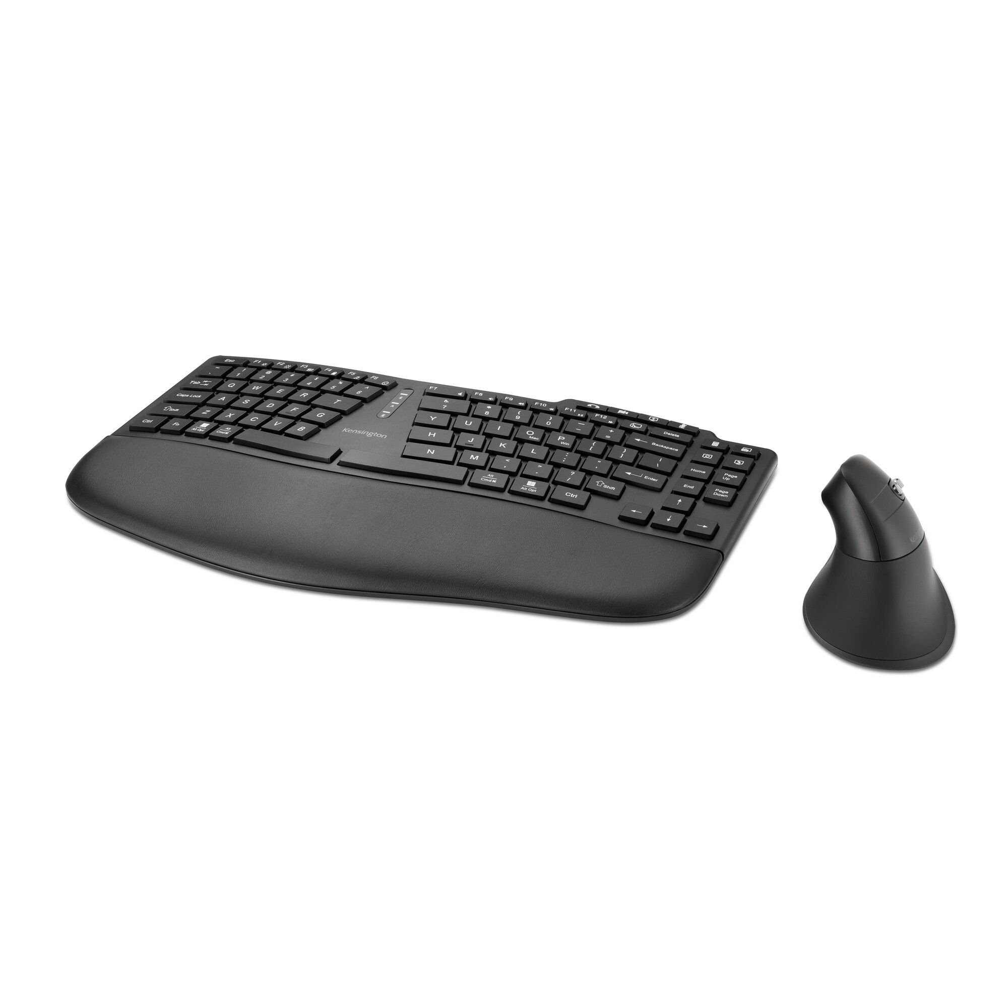 Kit Teclado y Mouse Kensington Pro Fit Ergo KM675 - Inalámbrico - Negro - K75492ES