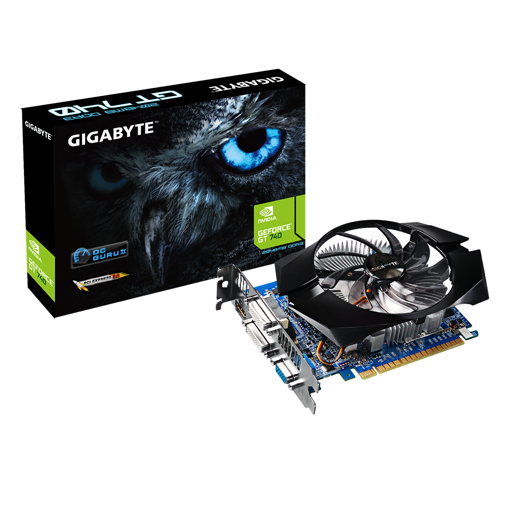 GIGABYTE GV-N740D3-2GI graphics card NVIDIA GeForce GT 740 – image 1