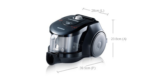 Samsung SC438S 1.3 L Cylinder vacuum 2000 W Bagless – image 2