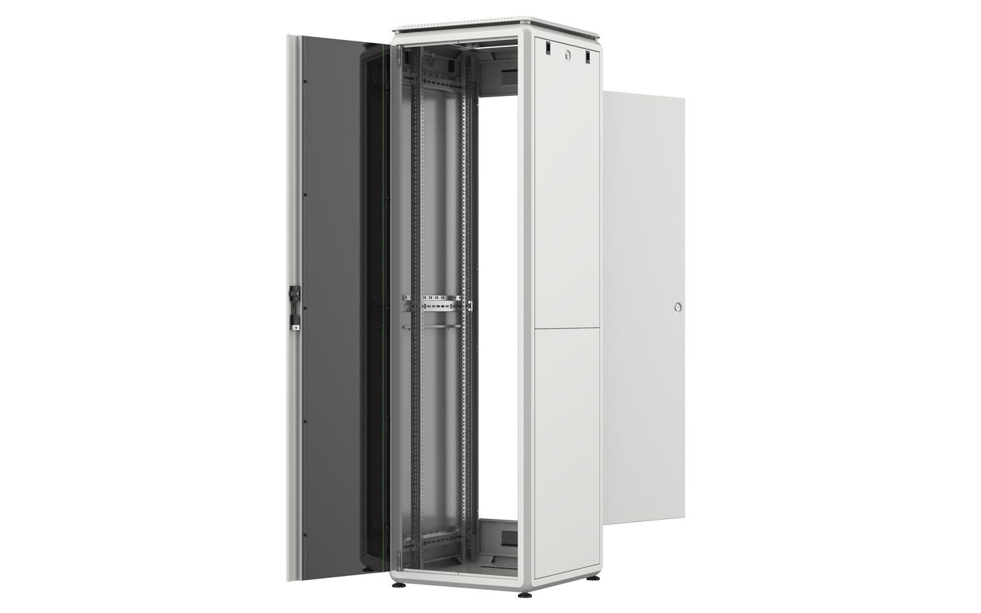 Lanview RDL42U66WH rack cabinet 42U Freestanding rack White – image 2