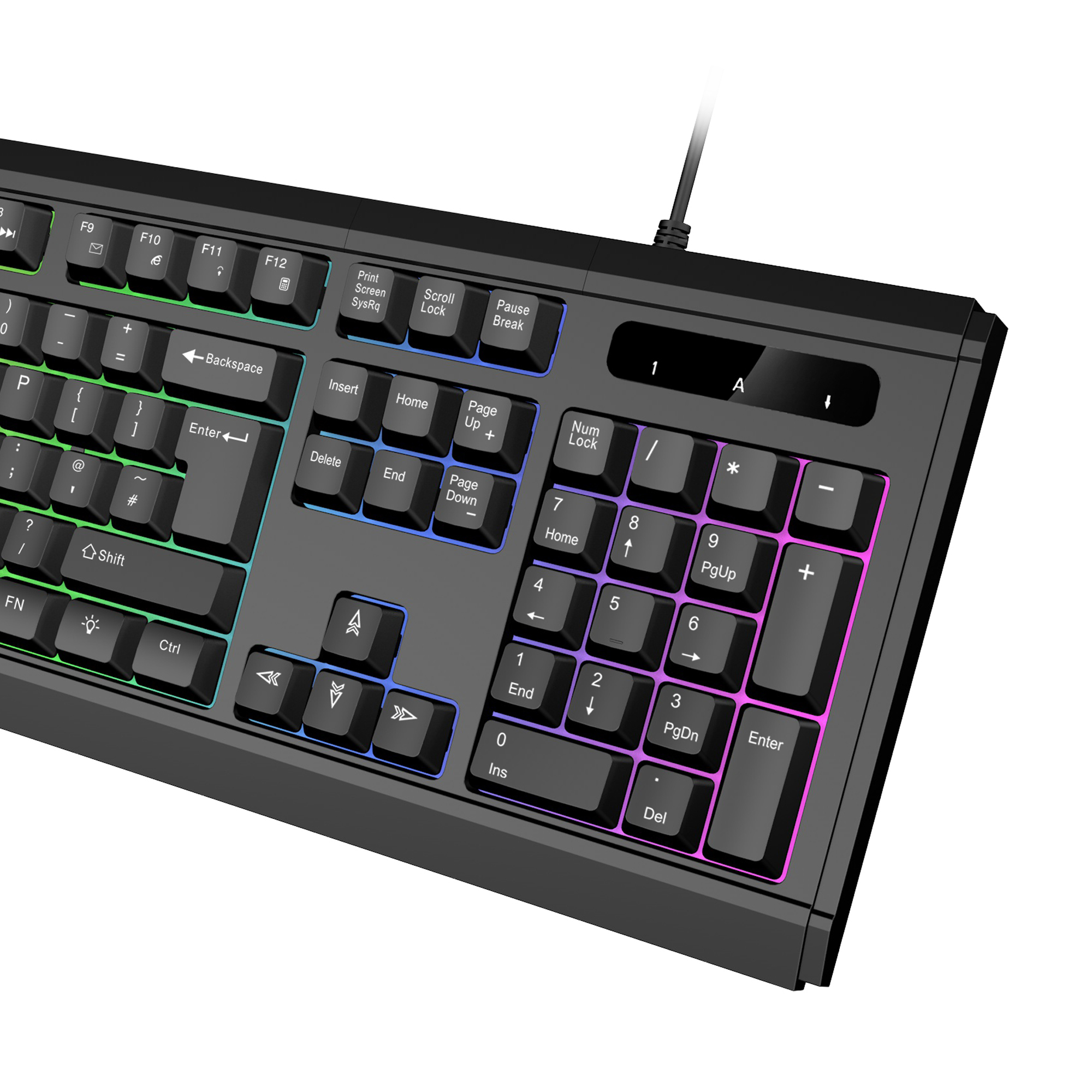 VIDA GAMER BLK 4IN1 USB KB MS HS KIT – image 8