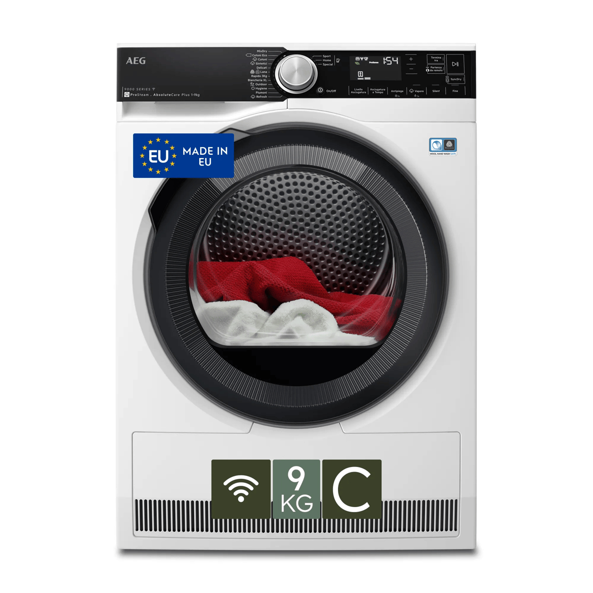 AEG TR9T94ABYS tumble dryer Freestanding Front-load
