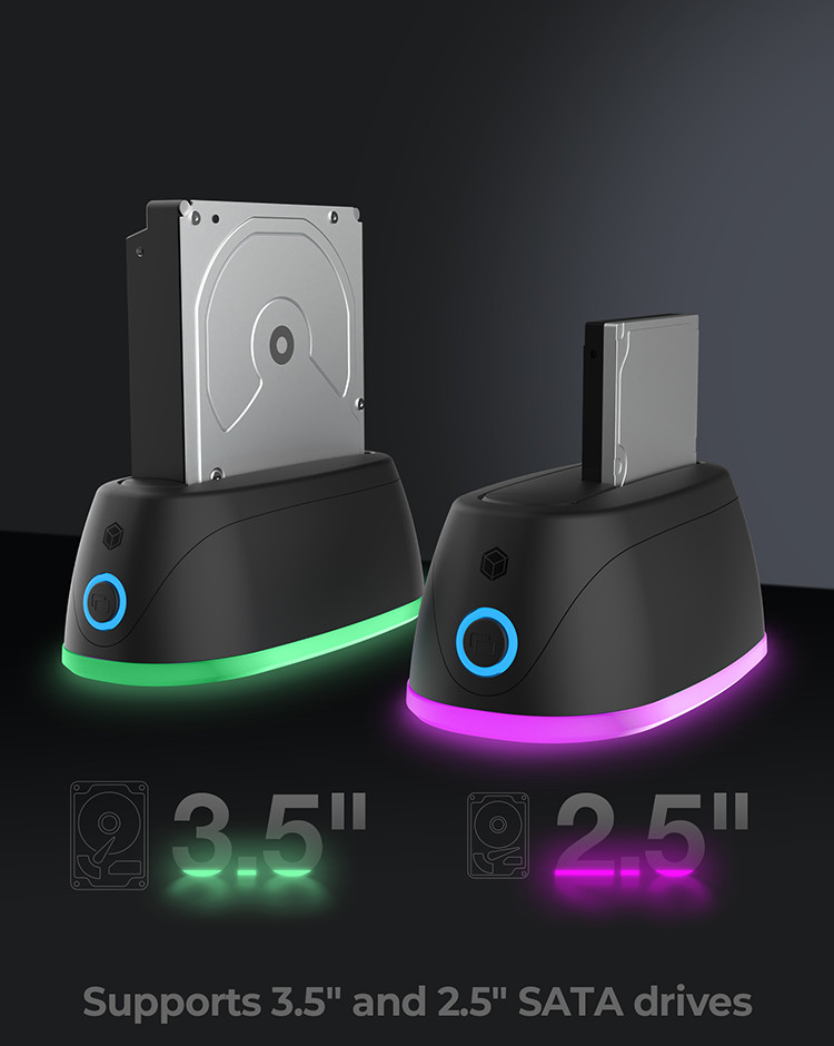 ICY BOX IB-1124L-C3 USB 3.2 Gen 1 (3.1 Gen 1) Type-B Black – image 2