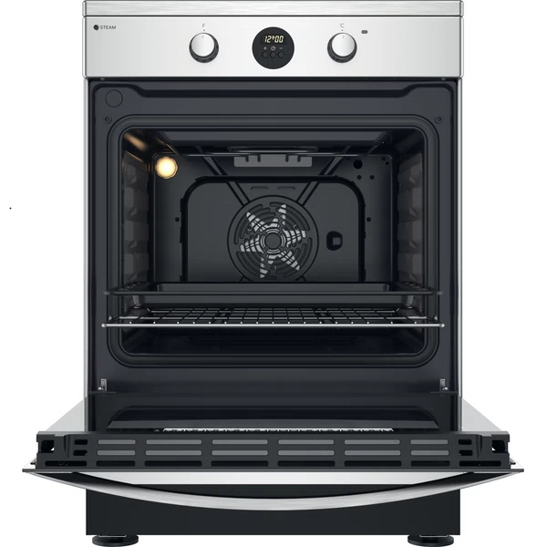 Indesit IS67IQ8CCX/FR Freestanding cooker Electric Zone induction hob Stainless steel – image 3