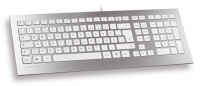 Cherry JK-0300 keyboard USB AZERTY Silver