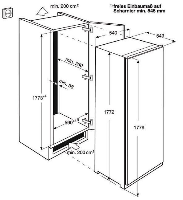 Electrolux FI3301V fridge Built-in – image 2